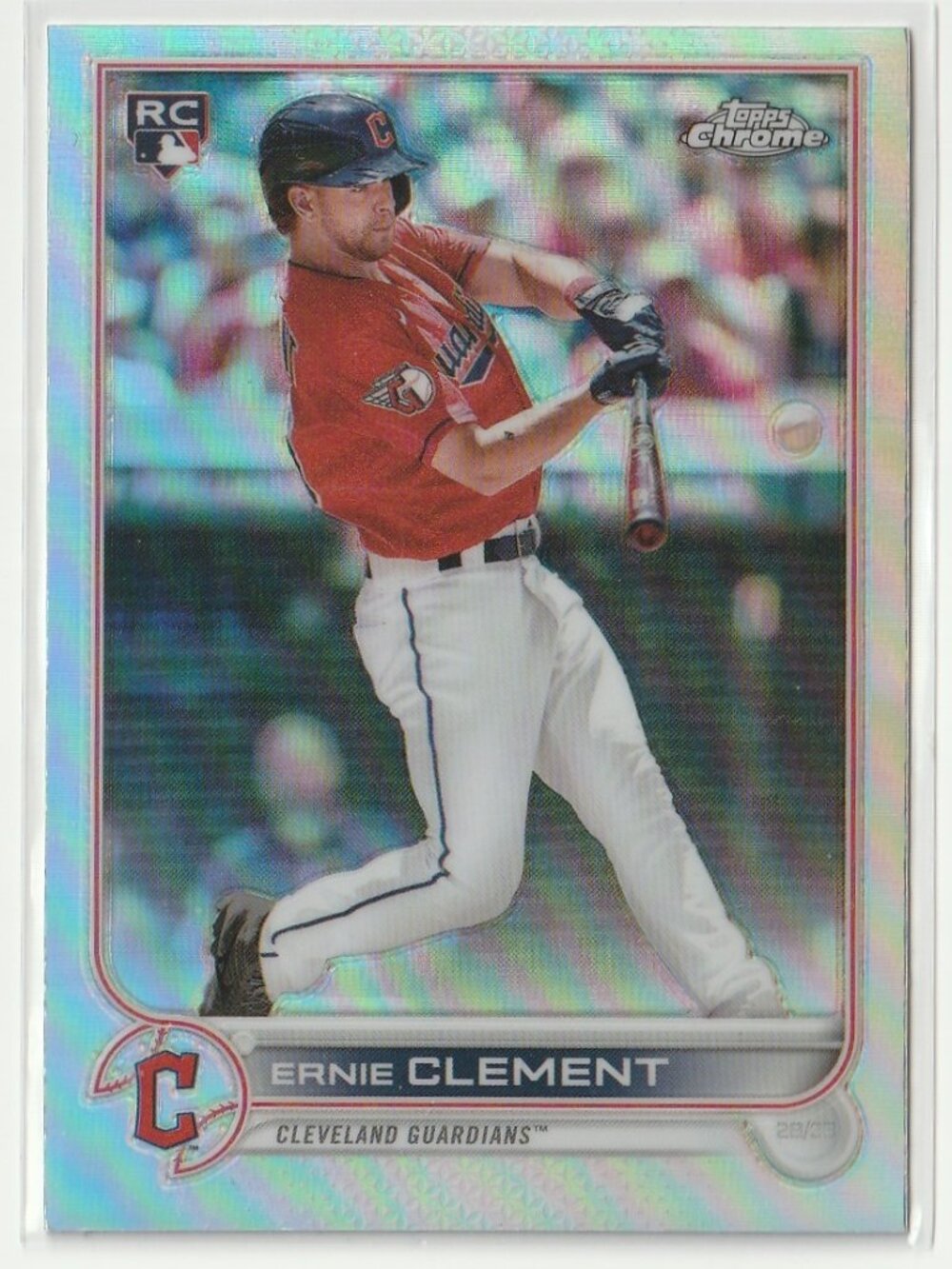 2022 ERNIE CLEMENT Topps Chrome Rookies Refractor Rookie Card RC #145